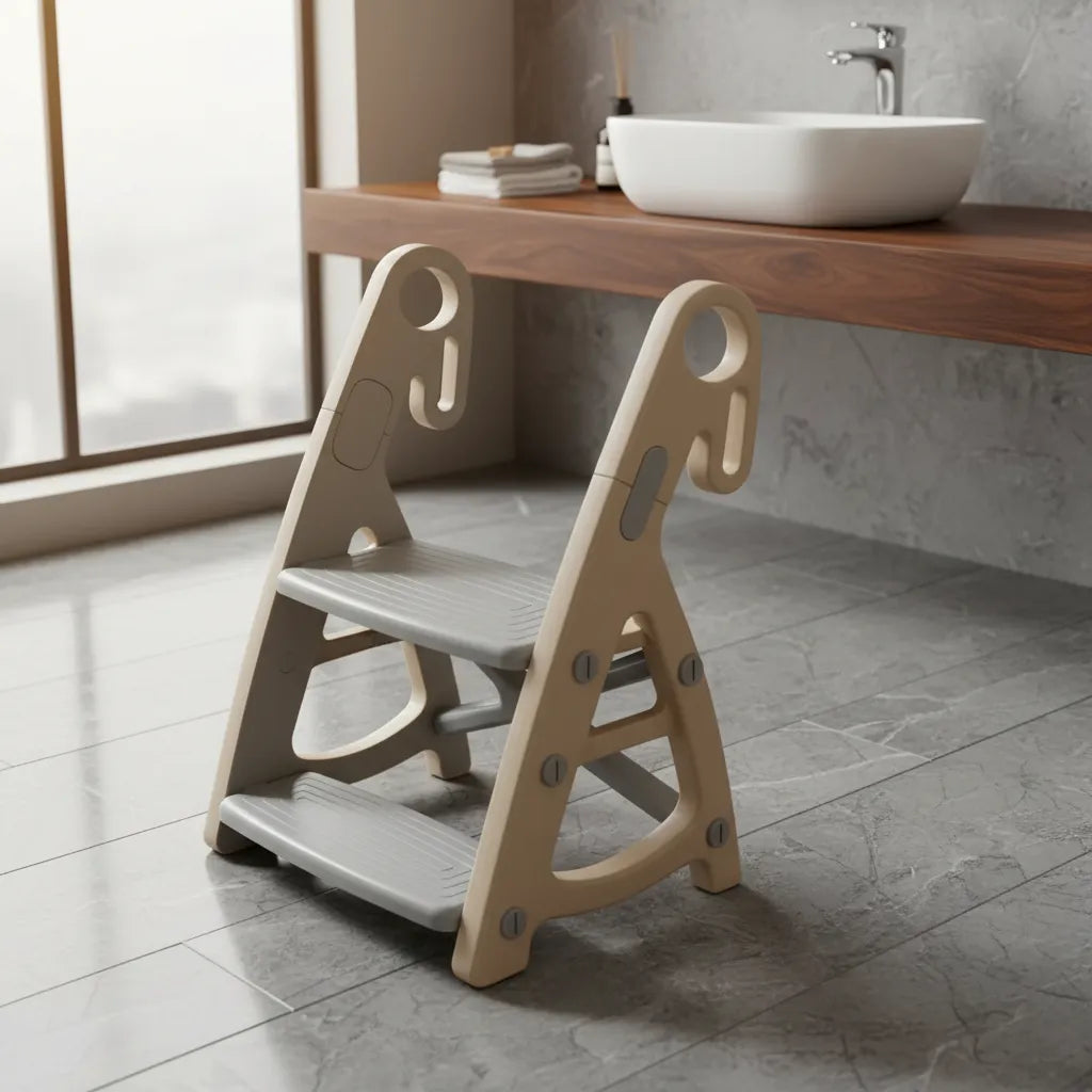 Taburete Para Niños Escalera 2 Escalones Para Baño, Cocina