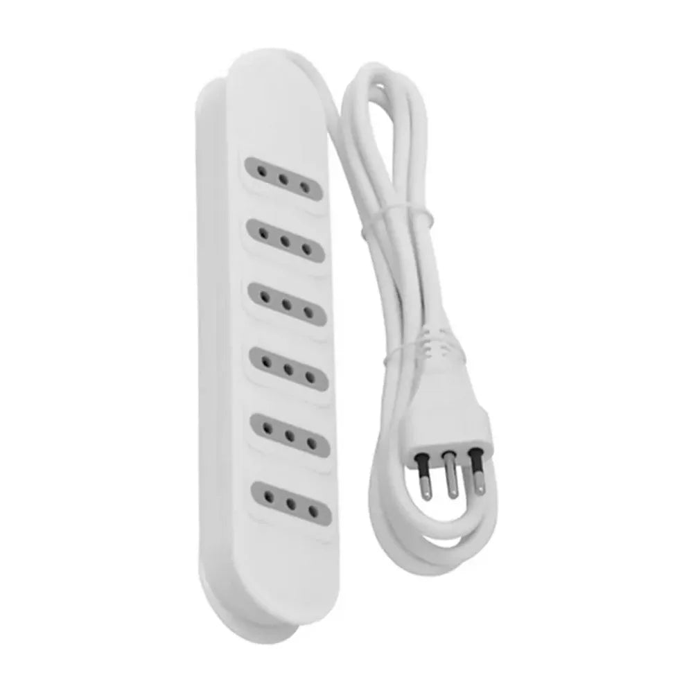 Alargador Zapatilla Macrotel de 1.50 Metros y 6P ME-206W1 Color Blanco