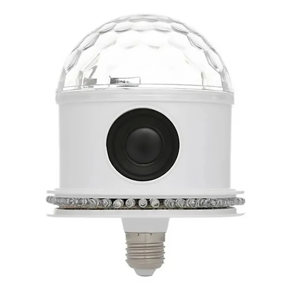 Ampolleta LED 3W E27 Parlante Bluetooth Bola de Cristal