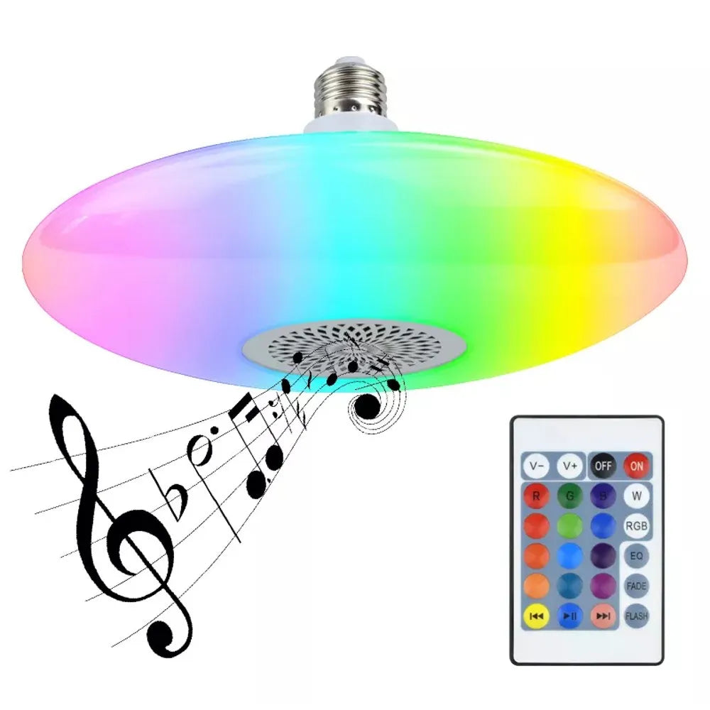Ampolleta LED Parlante Bluetooth E27 10W RGB