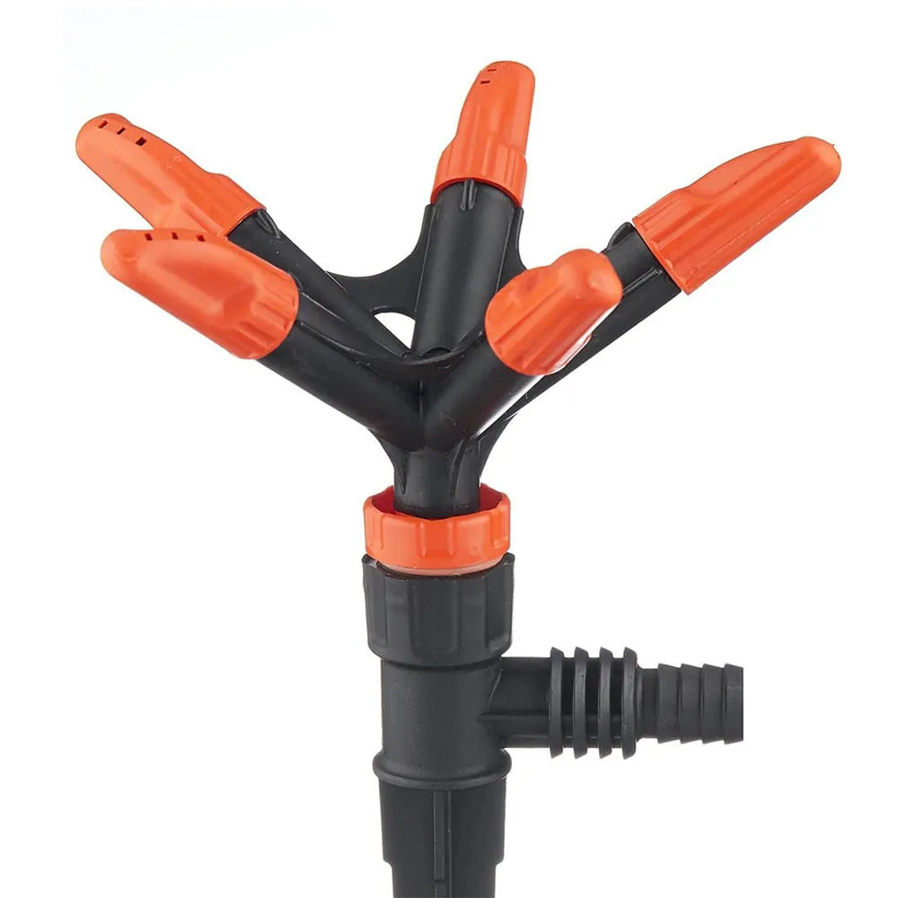 Aspersor de Riego Automatico Giratorio 360° con Estaca