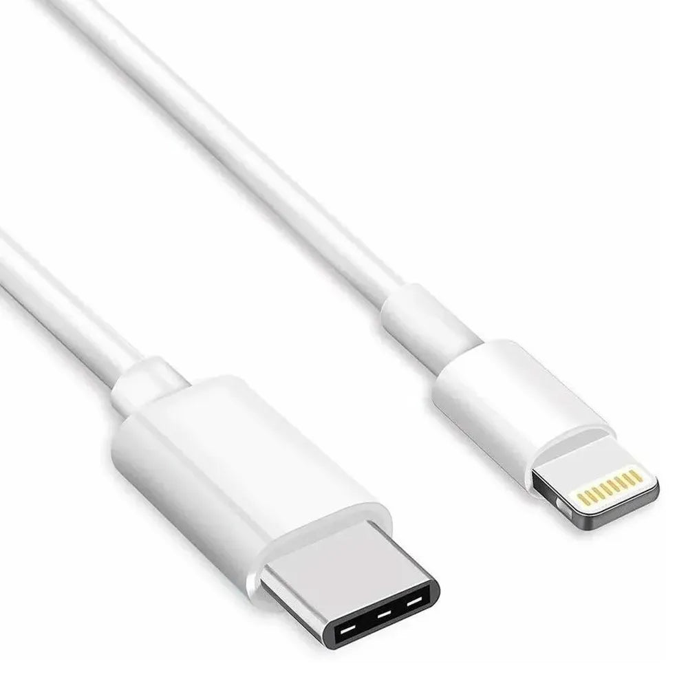 Cable de Datos Lightning a USB-C de 1 Metro Blanco