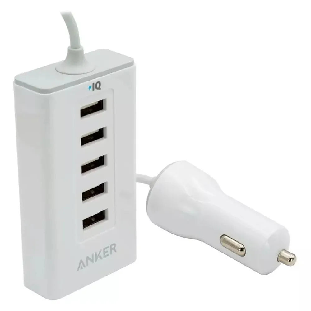 Cargador de Auto 5 Puertos USB Anker