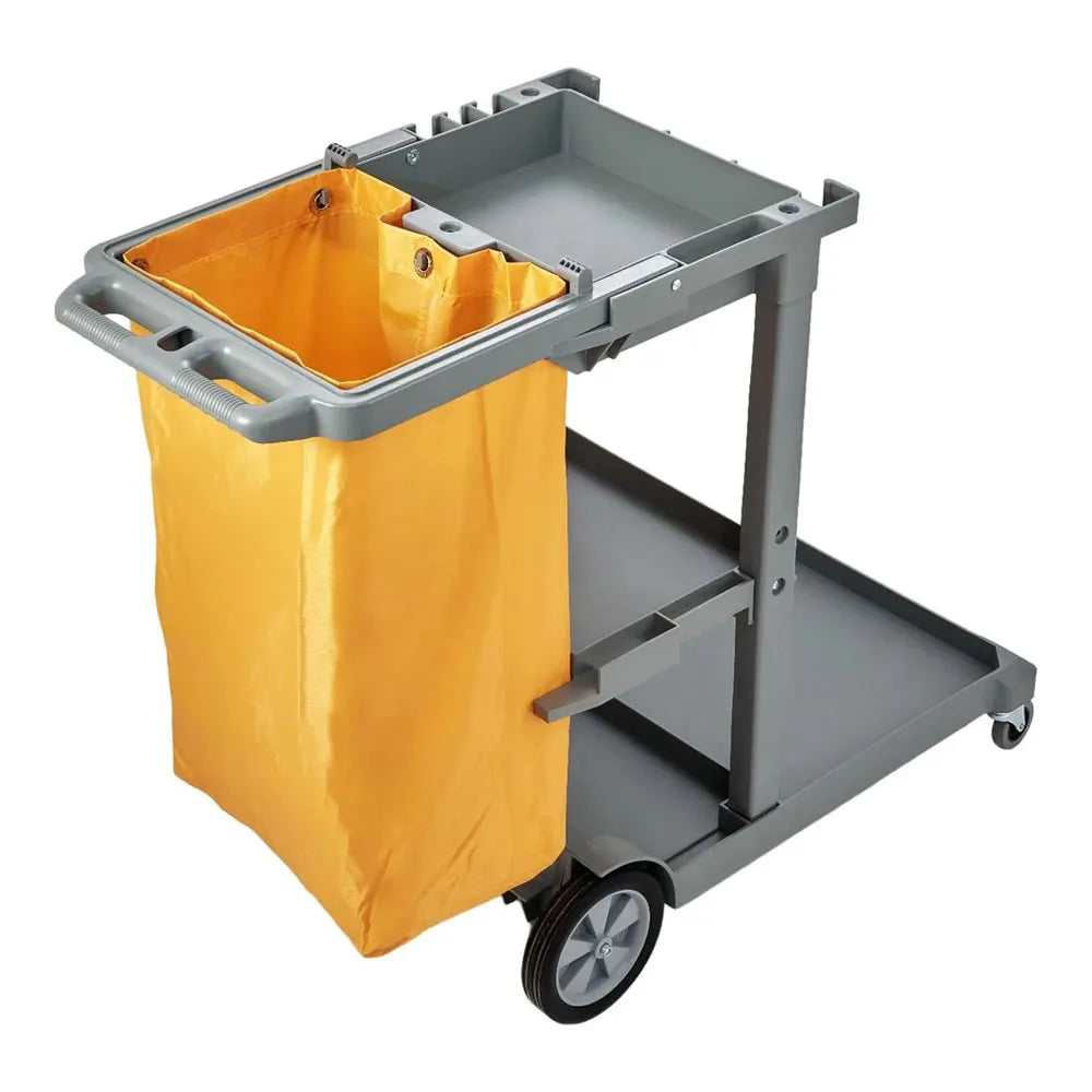 Carro Porta Utensilios de Limpieza 90kg + Bolsa