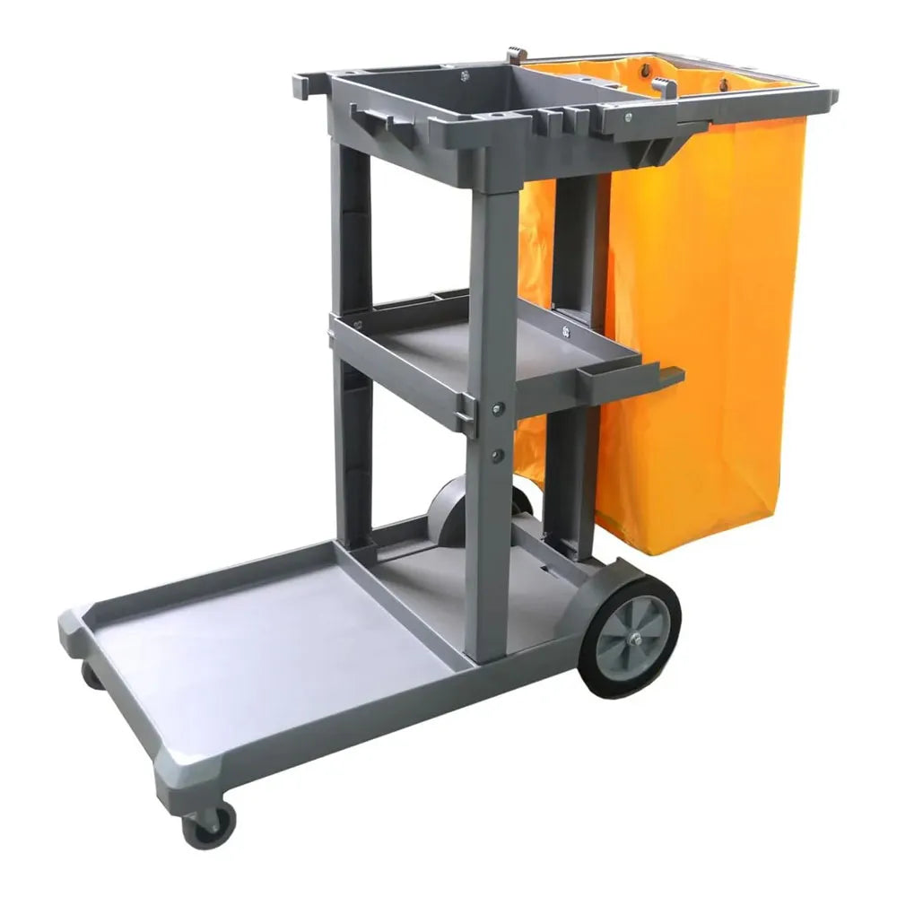 Carro Porta Utensilios de Limpieza 90kg + Bolsa