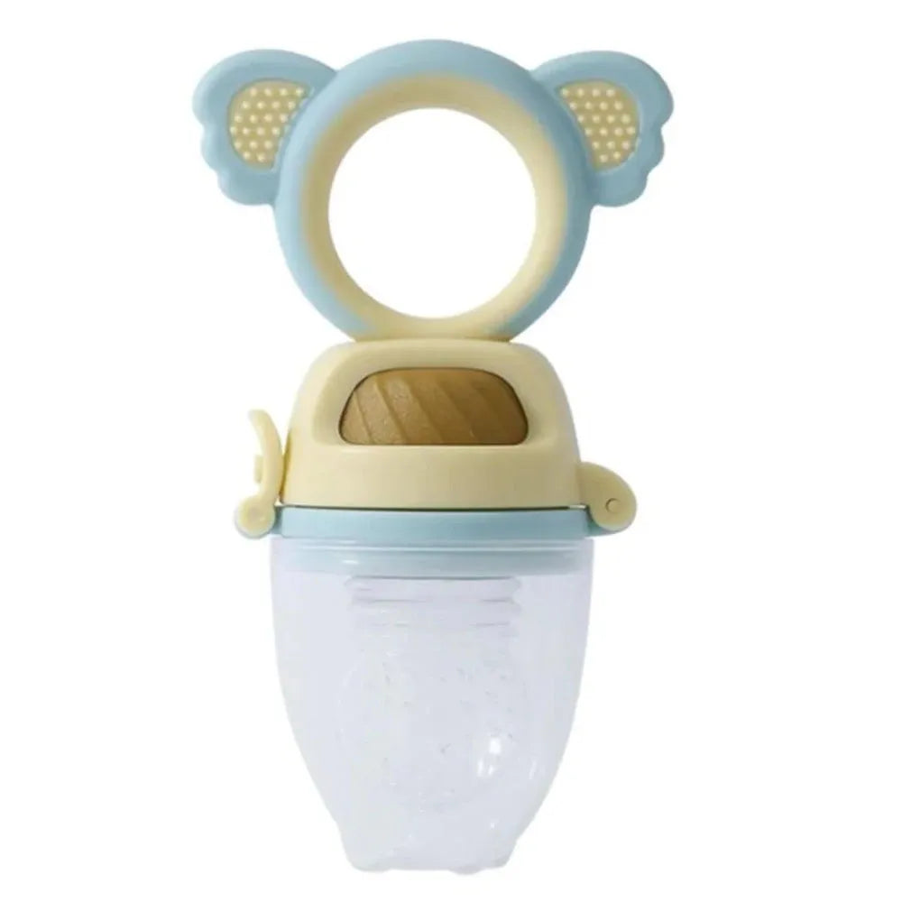 Chupete Alimentador de Frutas para Bebes con Estuche Koala Celeste