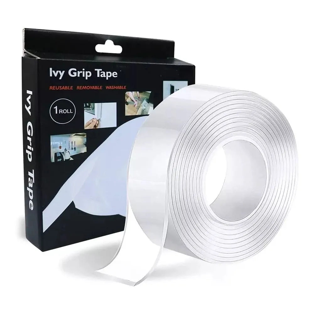 Cinta Doble Contacto Transparente Multifuncional 3 Metros