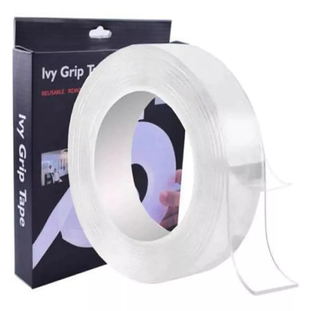 Cinta Doble Contacto Transparente Multifuncional 5 Metros