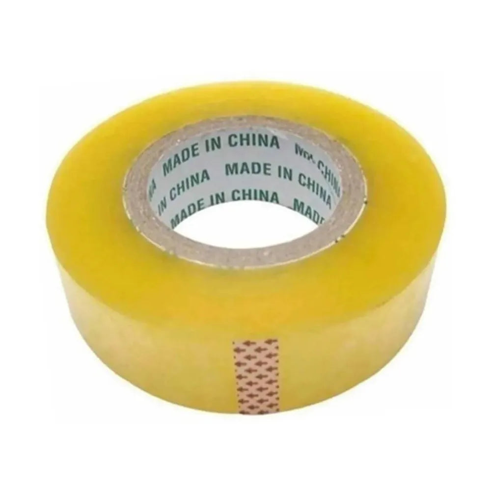 Cinta Embalaje Transparente Amarillo 4.5 cm x 350 Metros