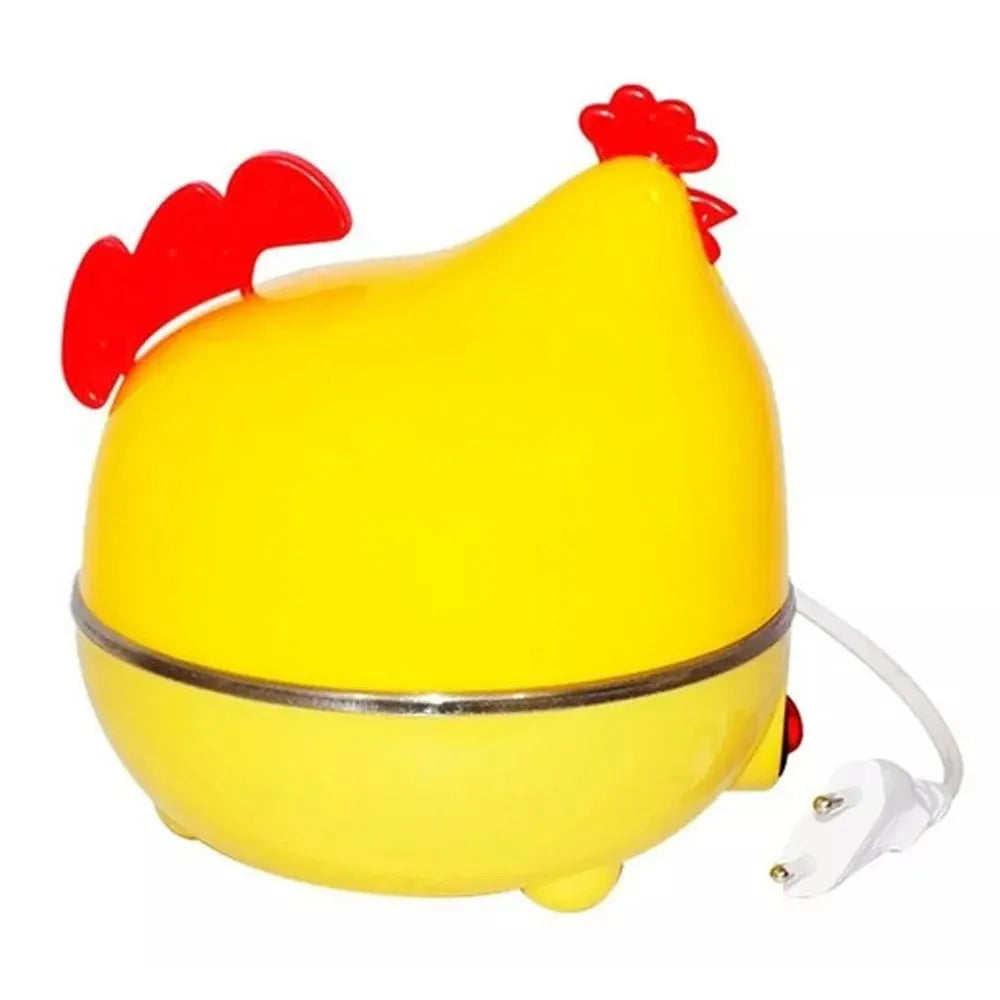 Cocedor de Huevos al Vapor 350W YS-205 Modelo Gallina Color Amarillo
