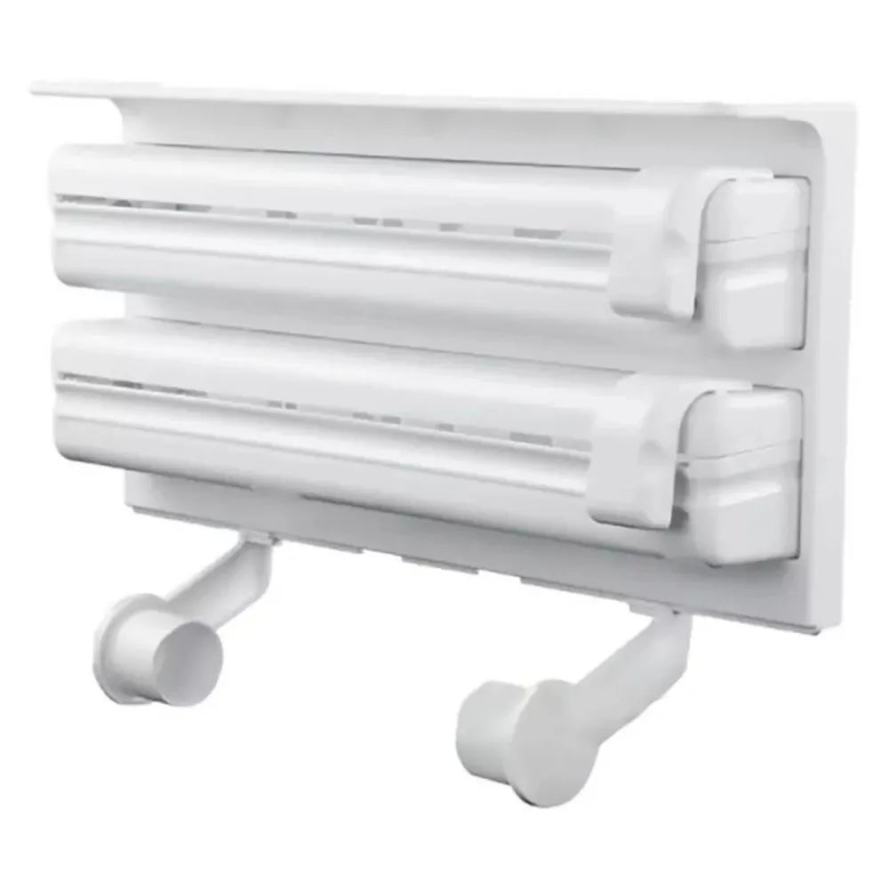 Dispensador de Papel Triple Corta Fácil para Cocina 3 En 1