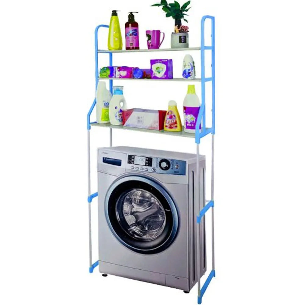 Estante Organizador de 3 Niveles para Lavadora Color Azul