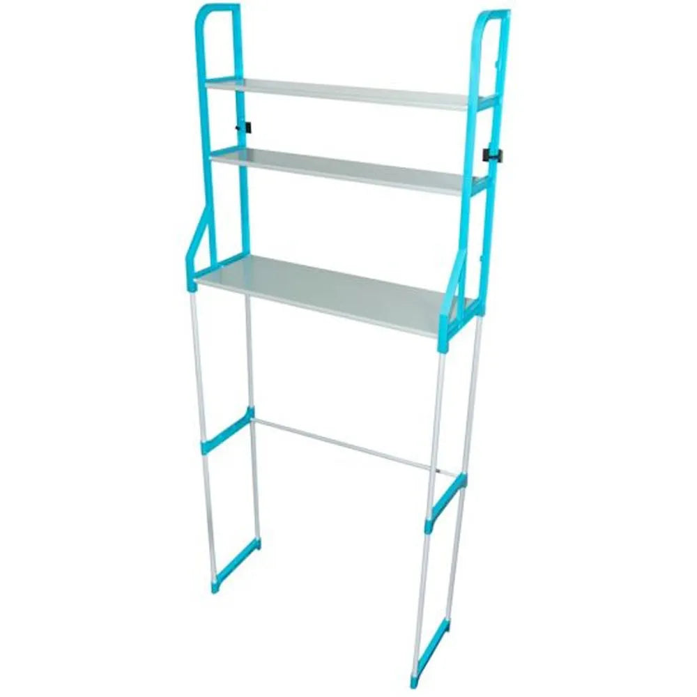 Estante Organizador de 3 Niveles para Lavadora Color Azul