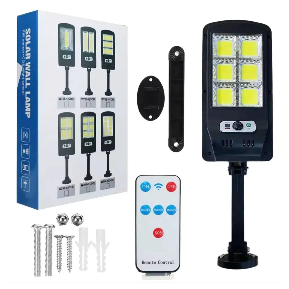 Foco LED Carga Solar 10W 150LED-SMD IP65 W755-6