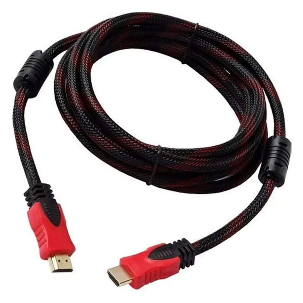 Cable HDMI a HDMI V1.4 de 3 Metros Reforzado FHD 1080p