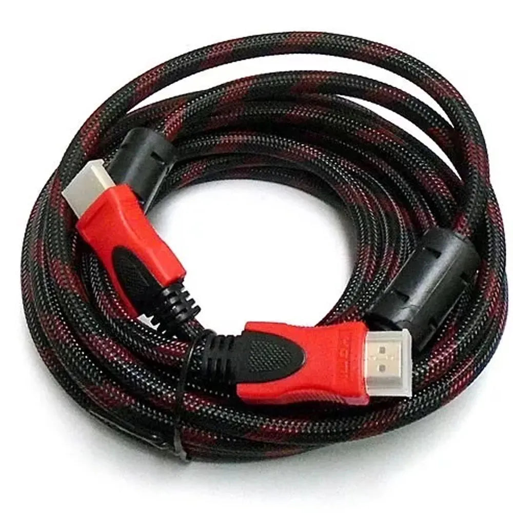 Cable HDMI a HDMI V1.4 de 5 Metros Reforzado FHD 1080p