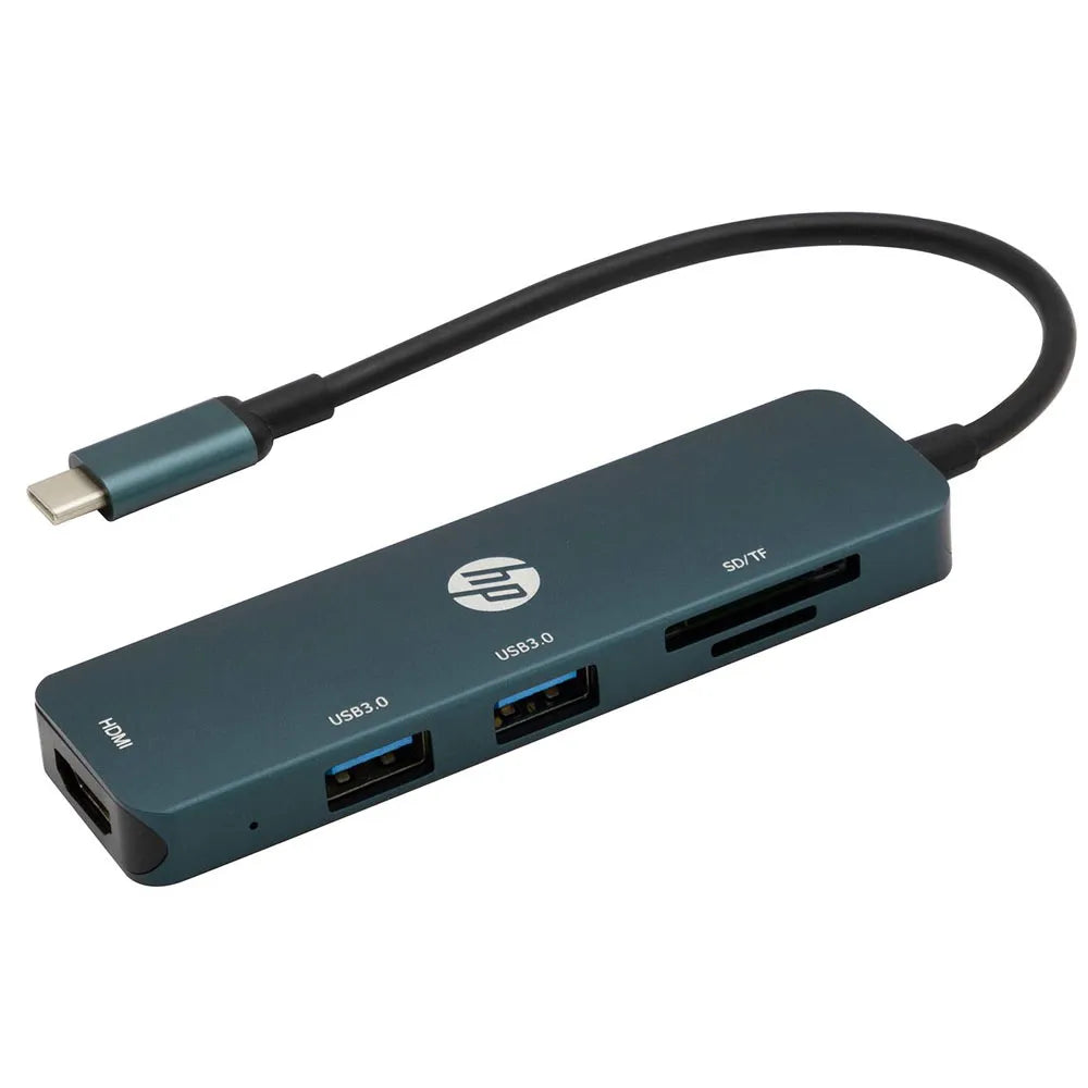 Hub USB HP USB-C a HDMI 4K/USB 3.0/SD Card DHC-CT203