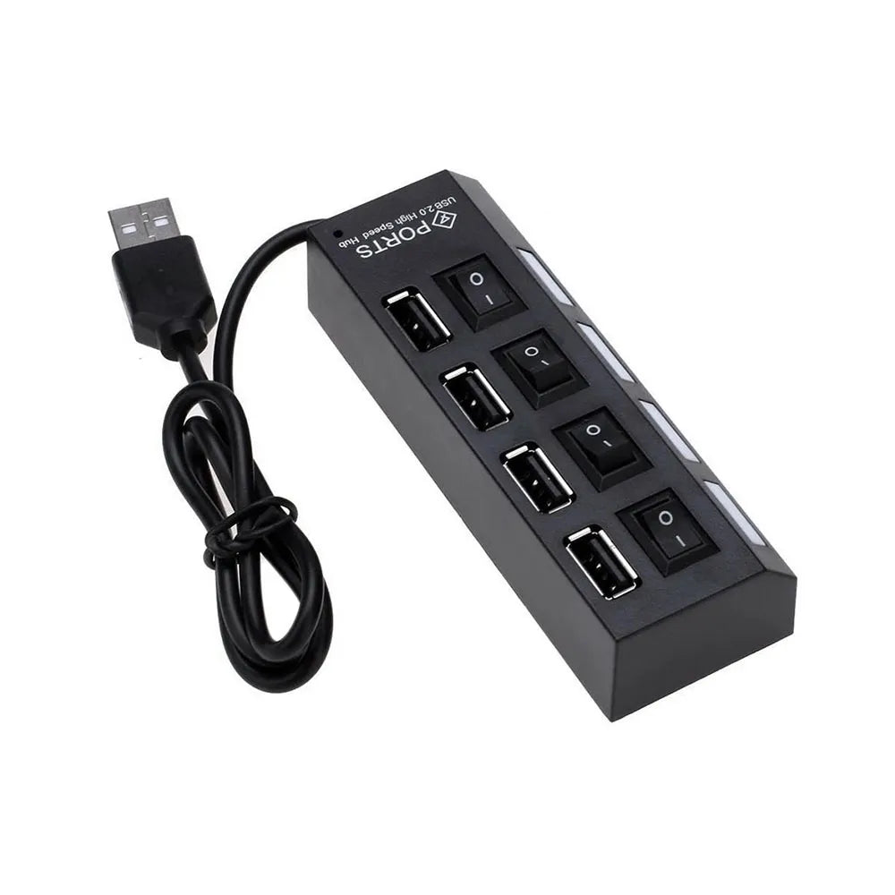 Hub USB IRM USB-A a 4 Puertos USB-A con Switch IRM-08470