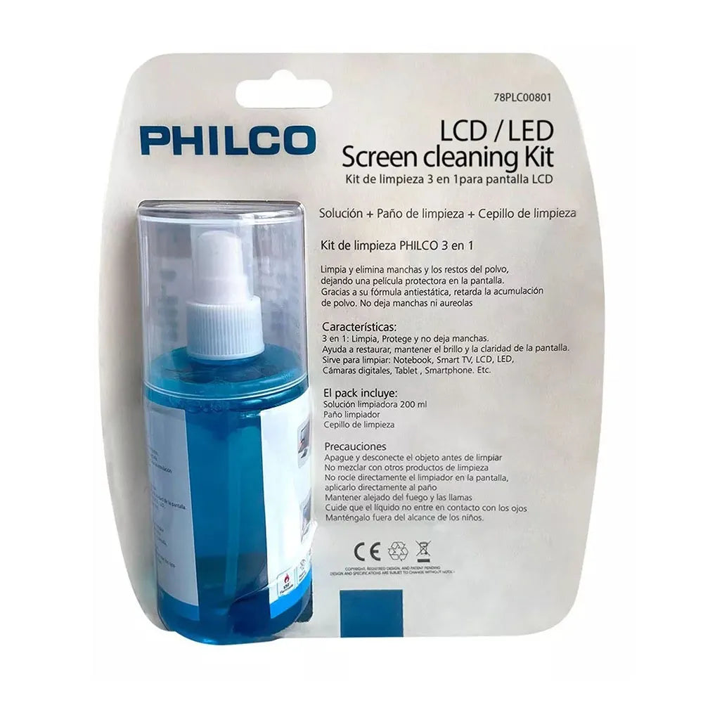Kit De Limpieza para Pantalla 3 En 1 Philco 78PLC00801