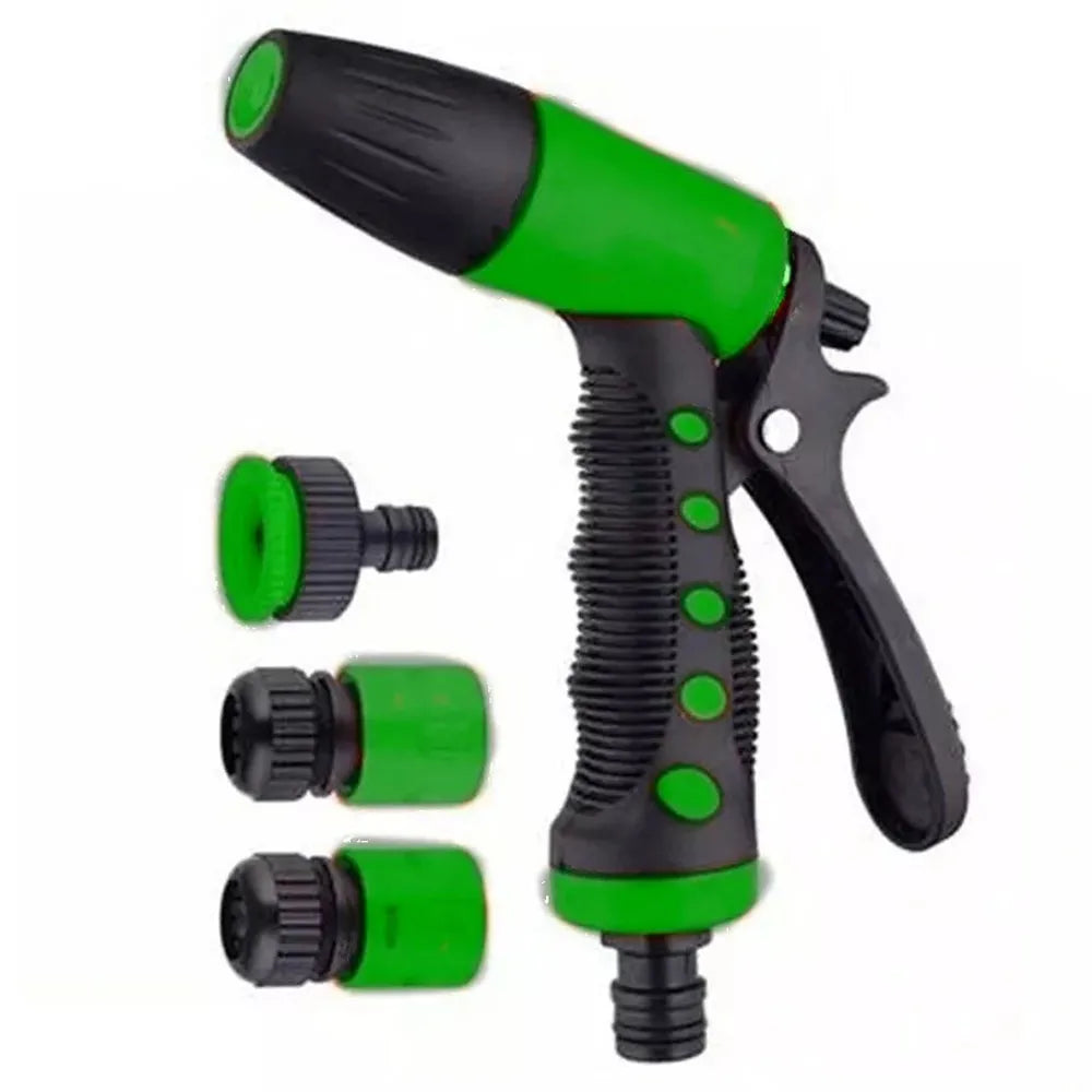 Kit Pistola De Riego Regulable 1/2 de 5 Piezas Color Verde