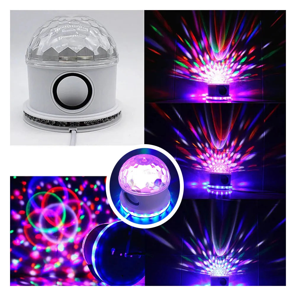 Lampara Proyector Luz de Noche Bluetooth para Música