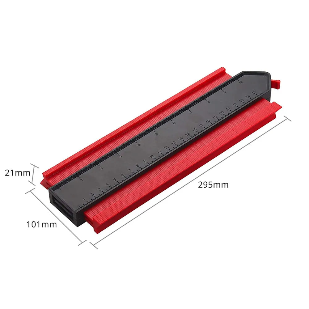 Medidor de Contorno 4″ 25 Cm Color Rojo