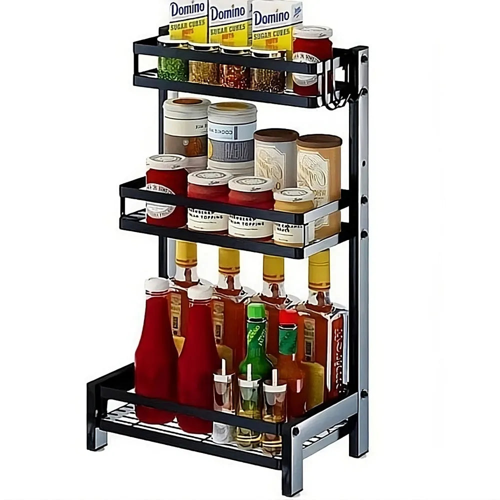 Organizador de Condimentos Metalicos 3 Niveles MJ-6032