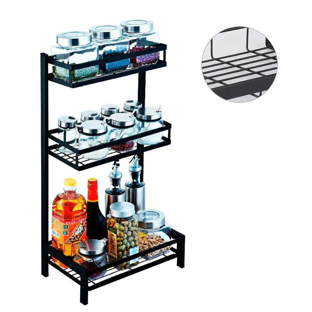Organizador de Condimentos Metalicos 3 Niveles MJ-6032