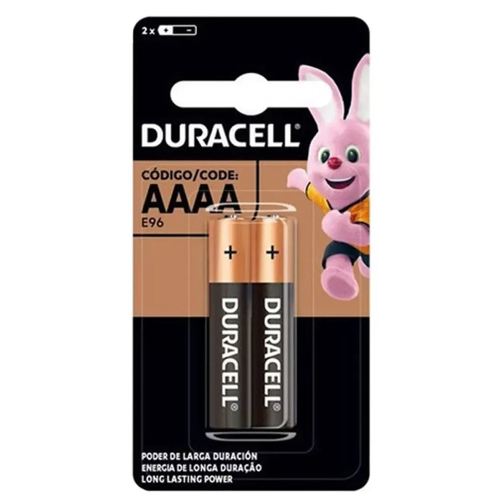 Pila Alcalina 1.5V Duracell AAAA de 2 Unidades