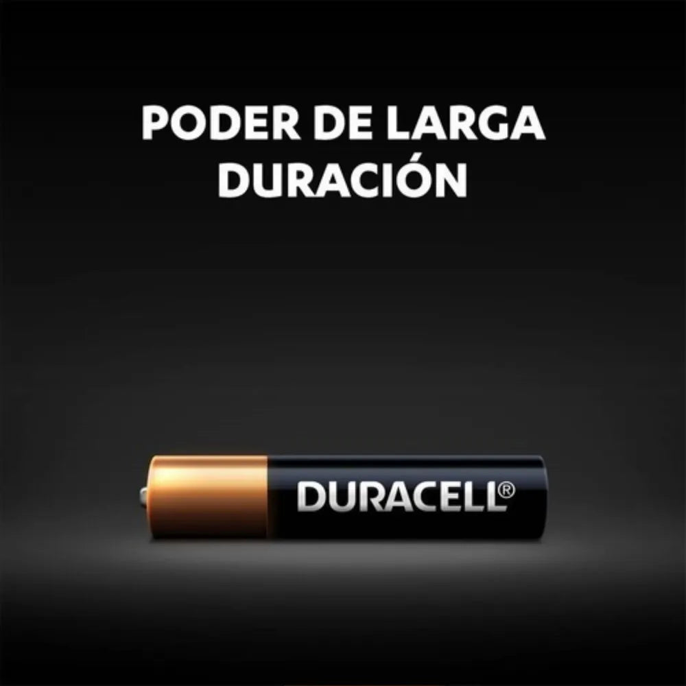 Pilas Alcalinas 1.5V Duracell AAA de 2 Unidades