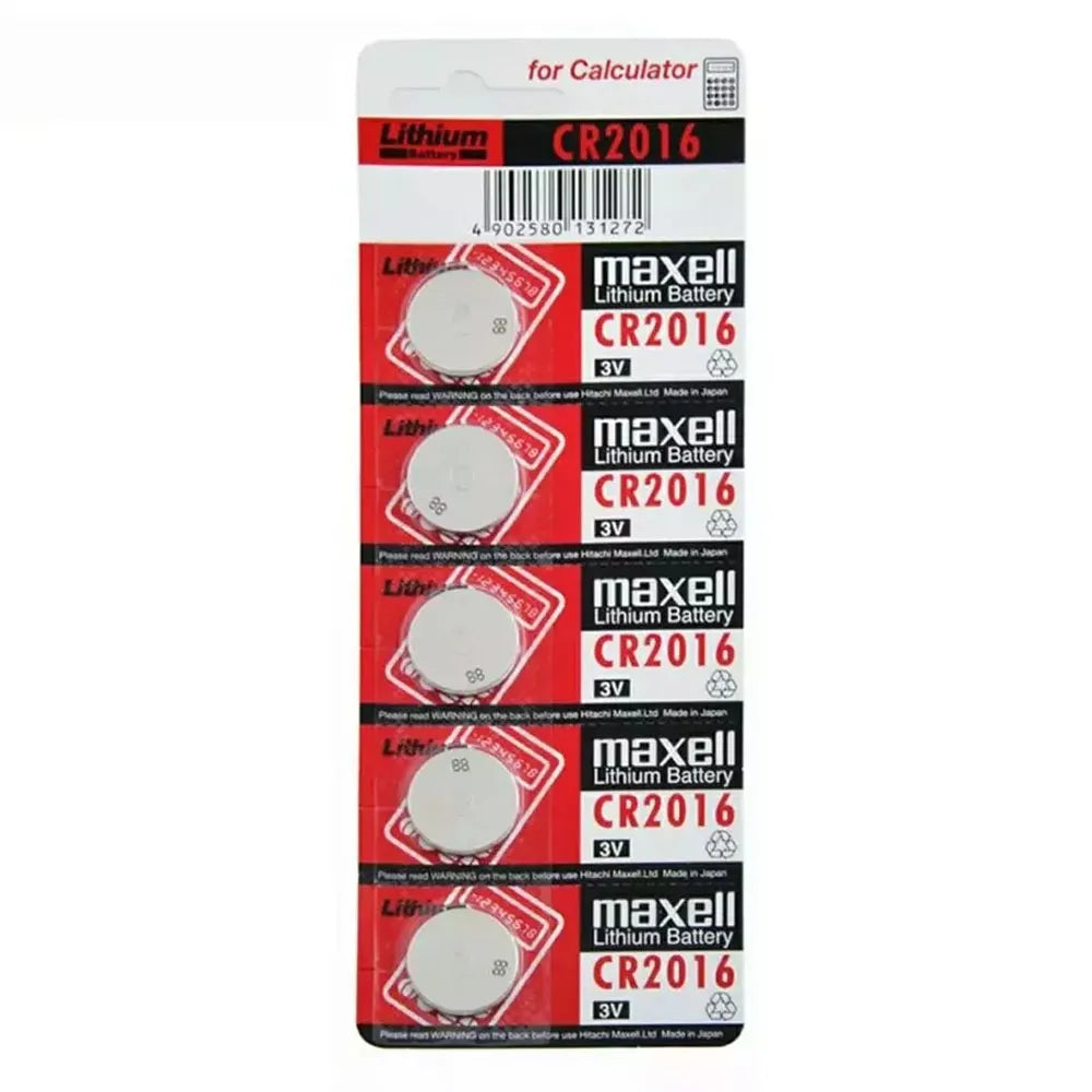 Pilas Litio 3V Maxell CR2016 de 5 Unidades