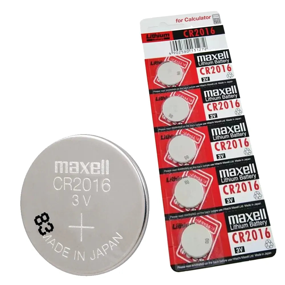 Pilas Litio 3V Maxell CR2016 de 5 Unidades