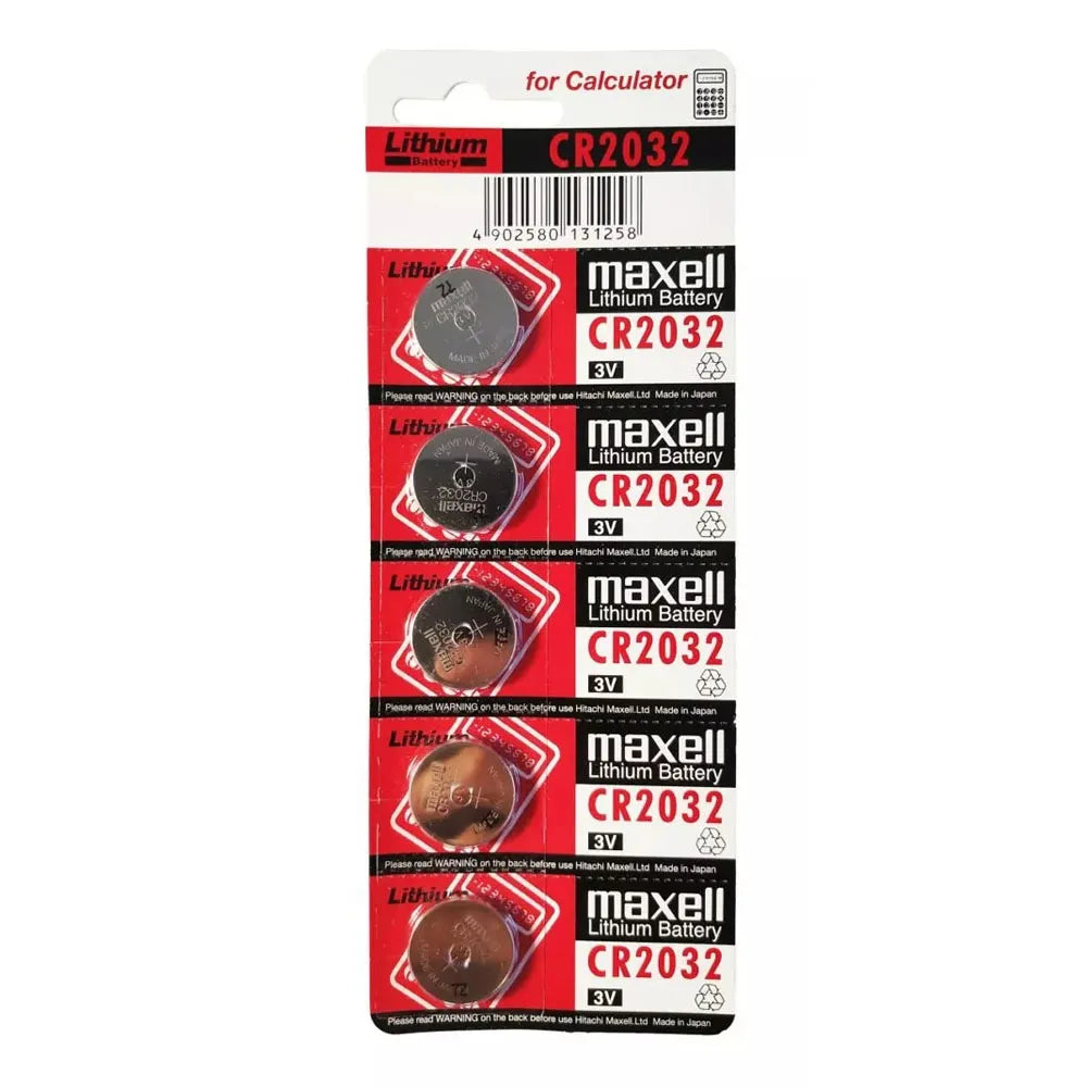 Pilas Litio 3V Maxell CR2032 de 5 Unidades