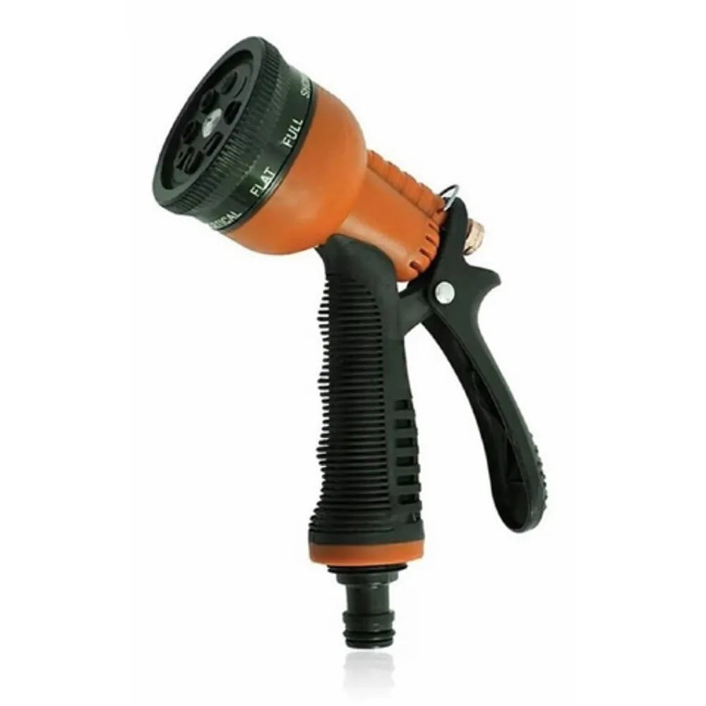 Pistola de Riego Multifuncional Jardin Color Naranja