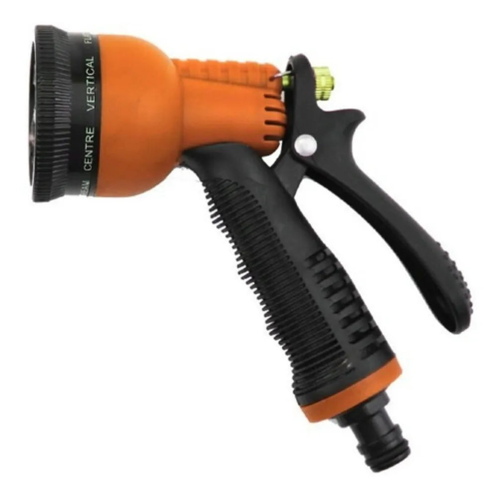 Pistola de Riego Multifuncional Jardin Color Naranja
