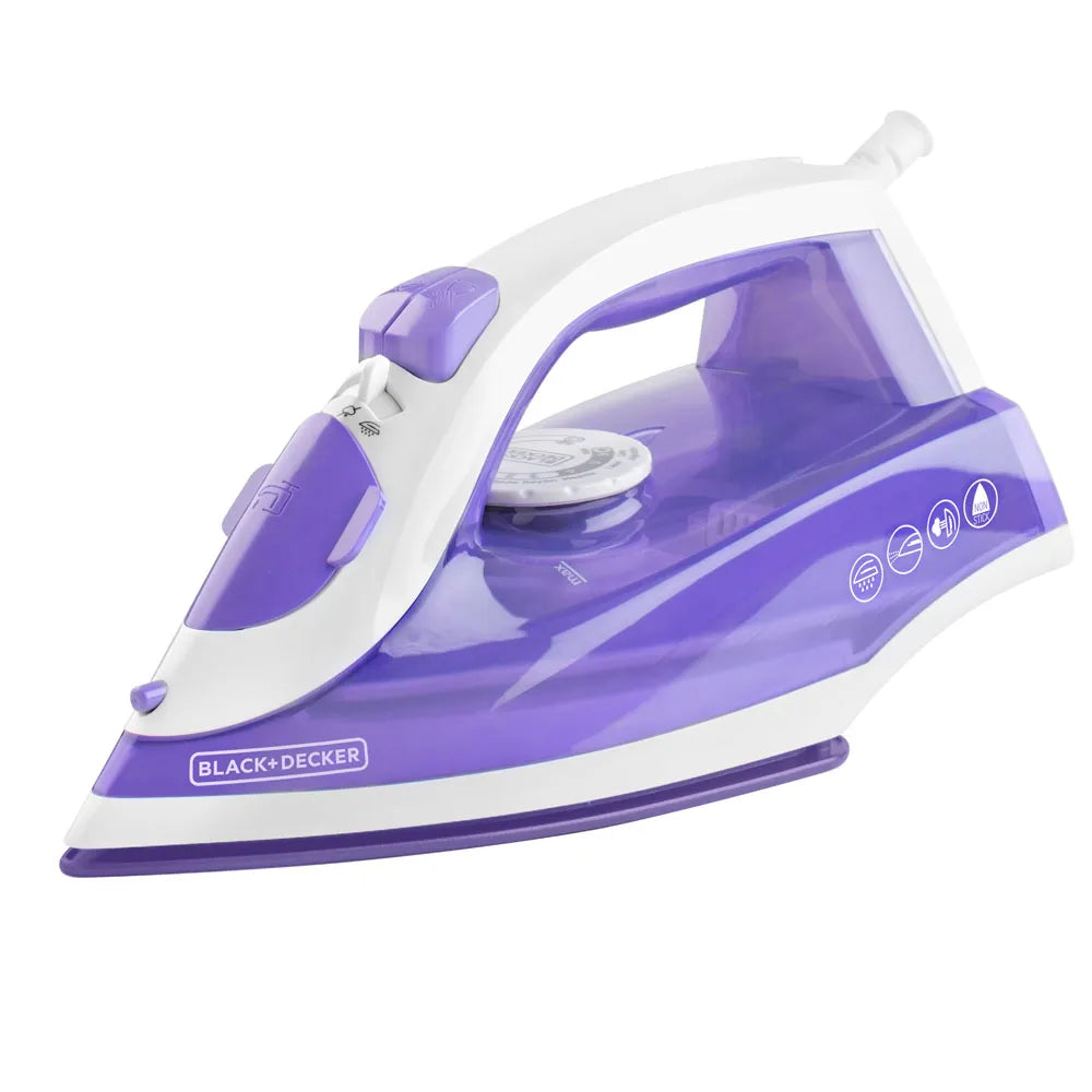 Plancha a Vapor BLACK+DECKER Trueglide Colors IRBD204-CL Color Lila