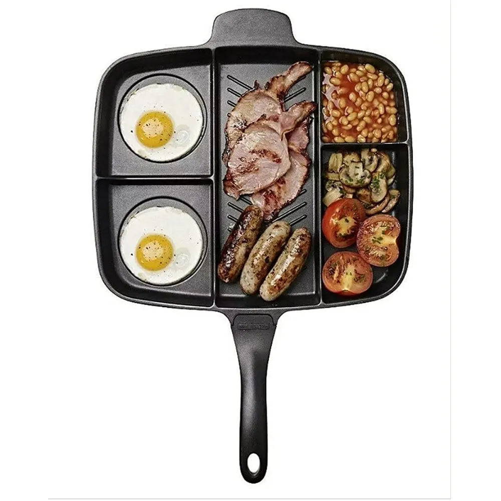 Sartén de Cocina Multiuso 5 en 1 Anti Adherente