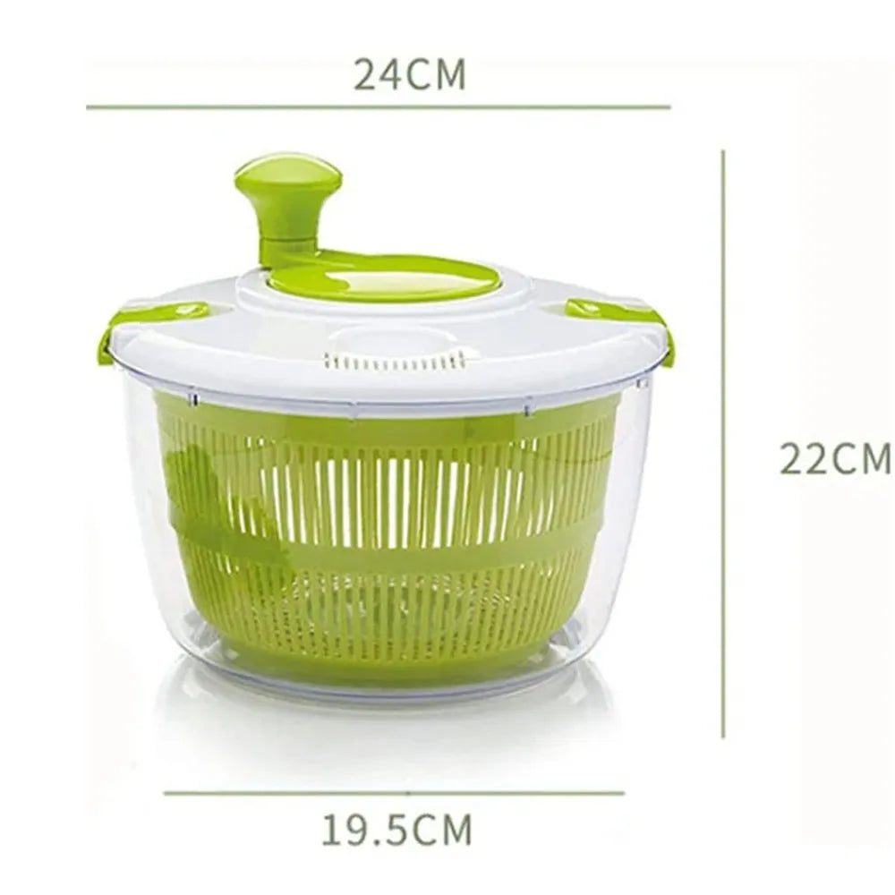 Secador Escurridor Giratorio de Frutas y Verduras