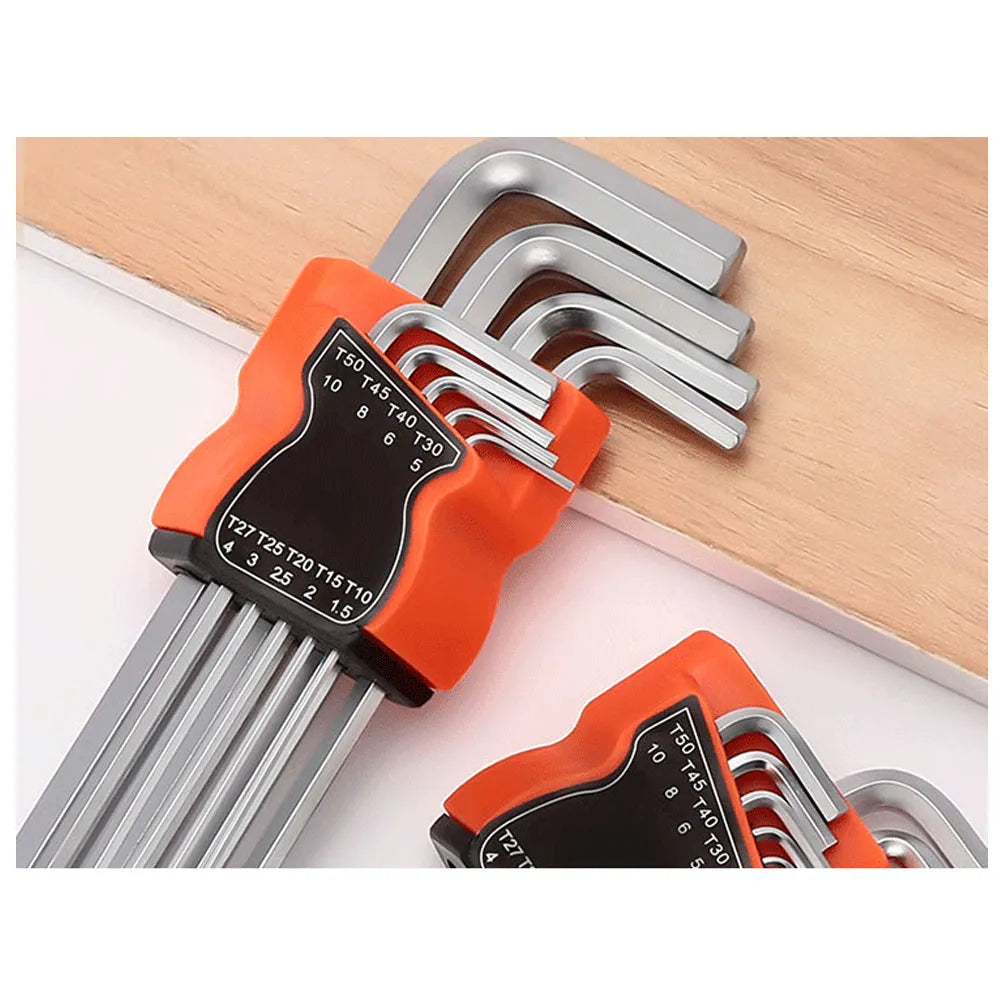 Set de Llaves Allen 1.5mm a 10mm de 9 Piezas Pequeño