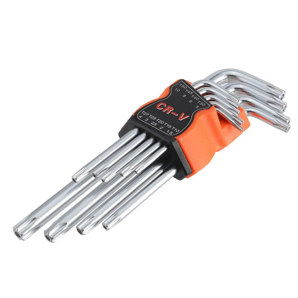 Set de Llaves Torx 1.5mm a 10mm de 9 Piezas Mediano