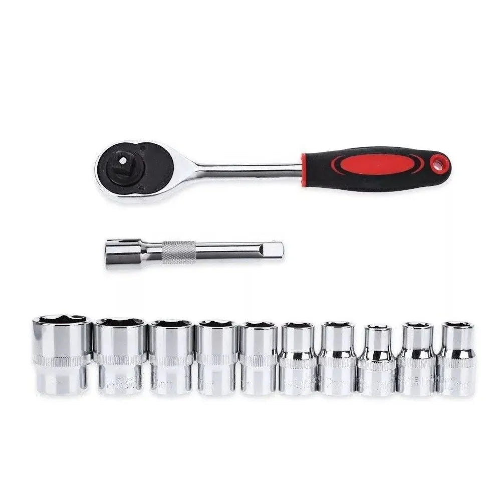 Set de dados con chicharras 3/8 de 12 Piezas