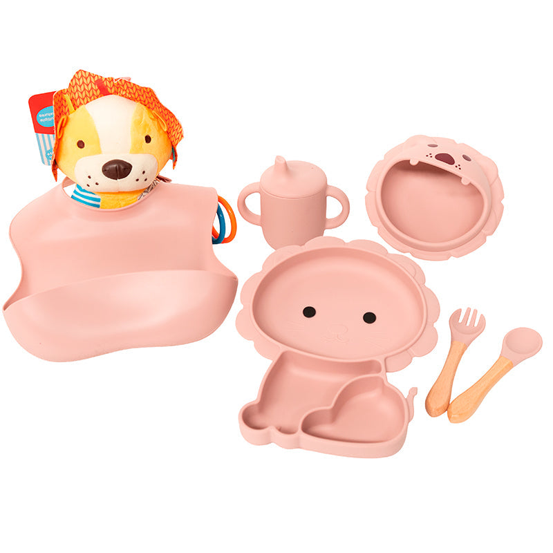 Set De Alimentación Silicona Dividida Con Ventosa Bebés 6pcs