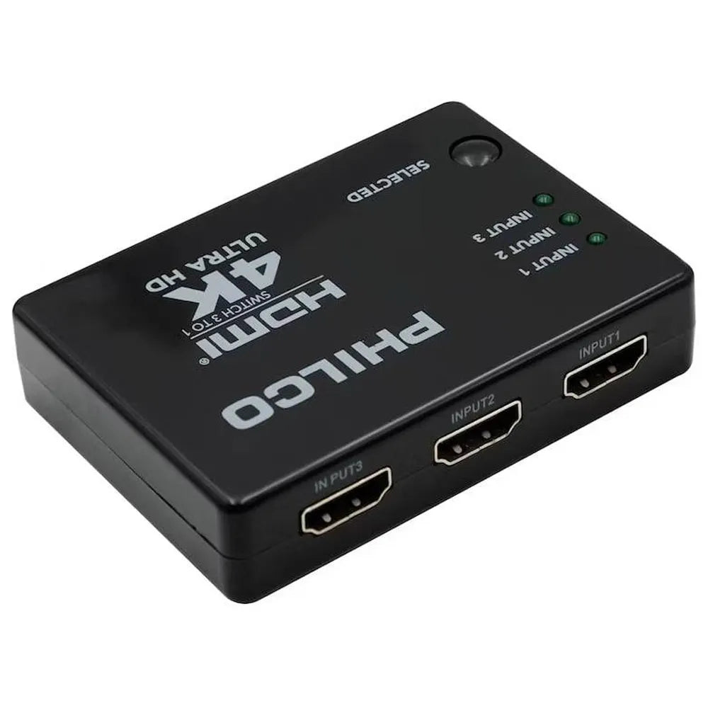 Splitter Switch Selector HDMI Philco 3 Input y 1 Output 31HDMP4109