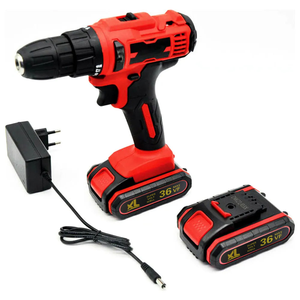 Taladro Inalámbrico de 36V + Accesorios