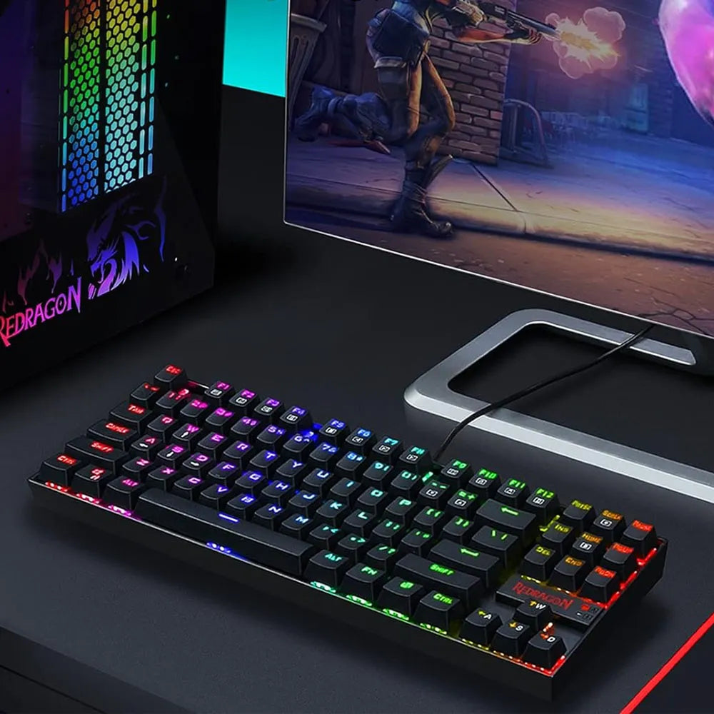 Teclado Mecanico Gamer Redragon Kumara K552RGB-1