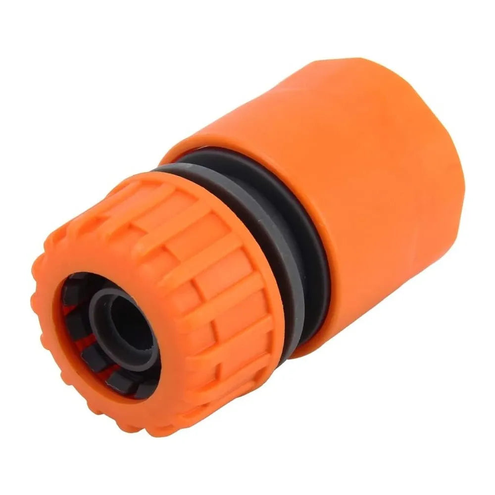 Unión Conector de Acople Rápido para Manguera 1/2 Pulgada Color Naranja