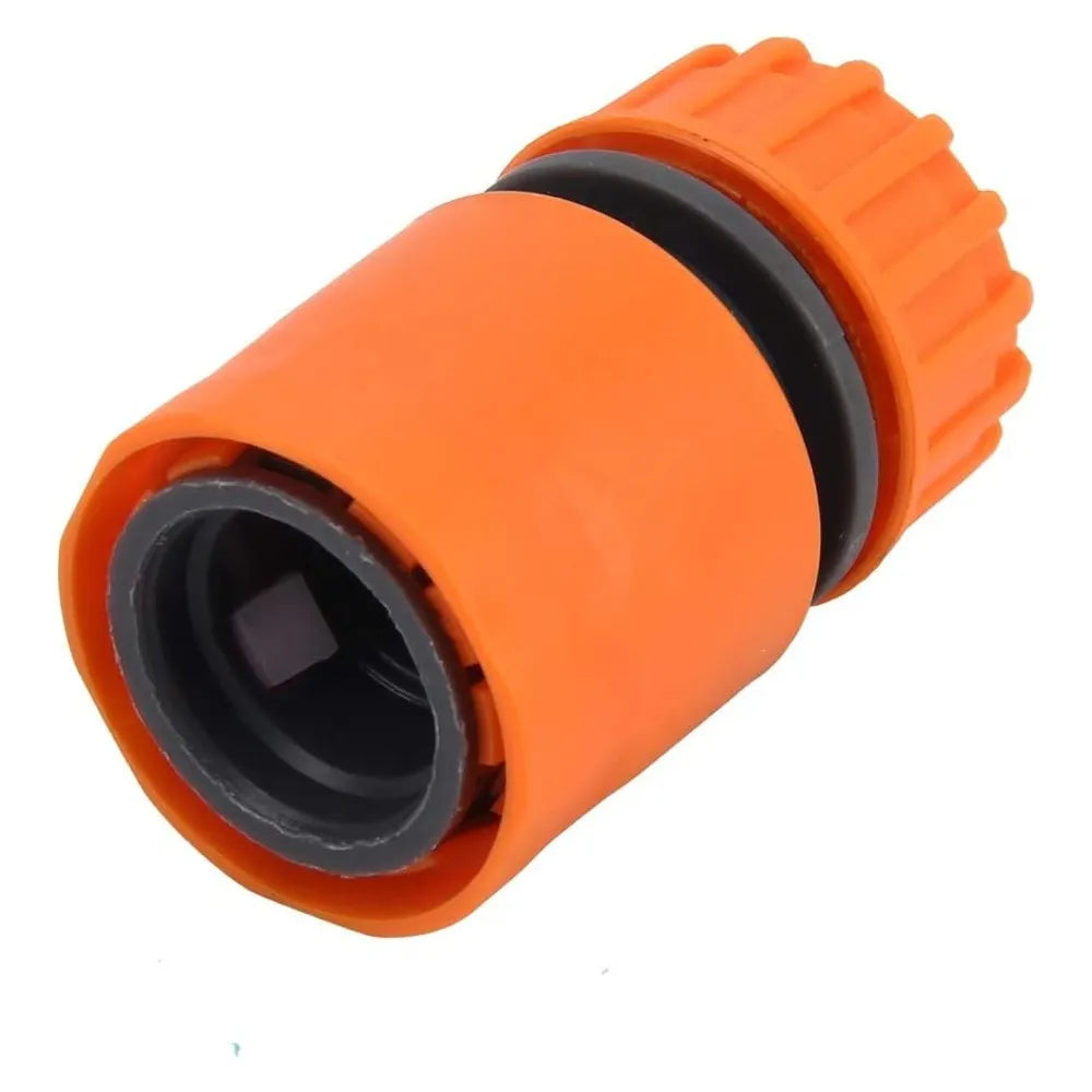 Unión Conector de Acople Rápido para Manguera 1/2 Pulgada Color Naranja