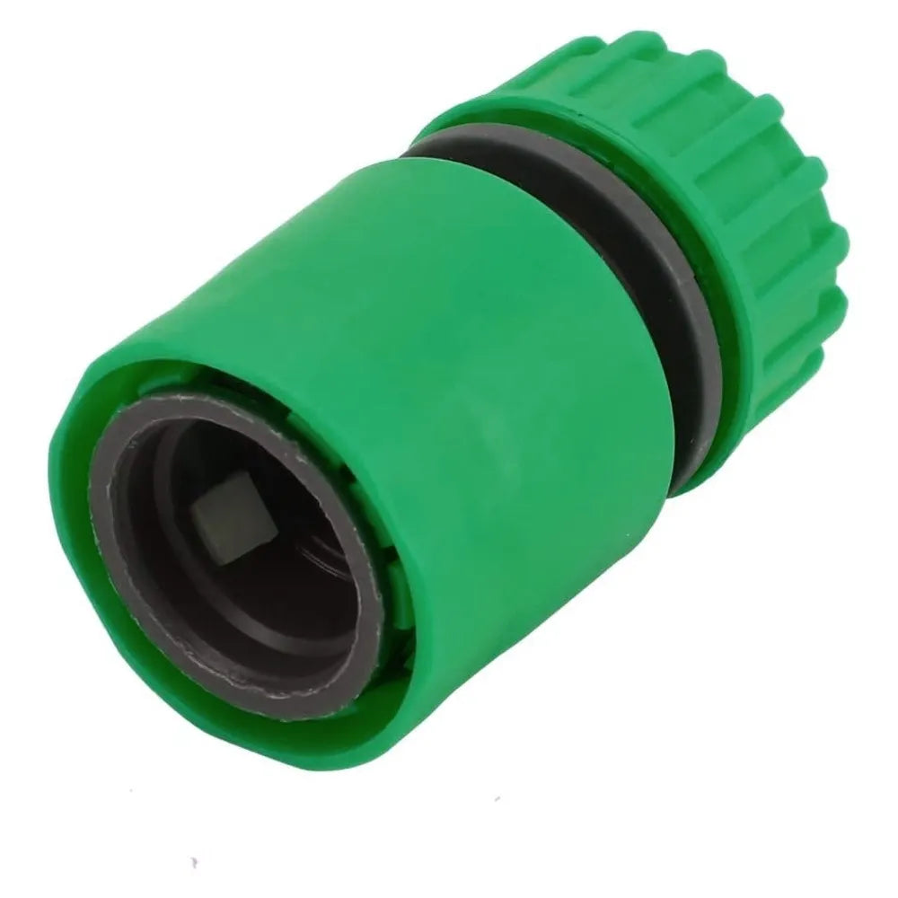 Unión Conector de Acople Rápido para Manguera 1/2 Pulgada Color Verde