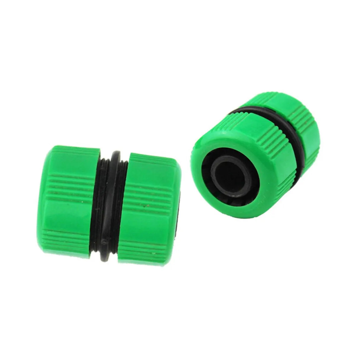 Unión Conector Rápido Reparador Manguera Agua 1/2 Pulgadas Color Verde