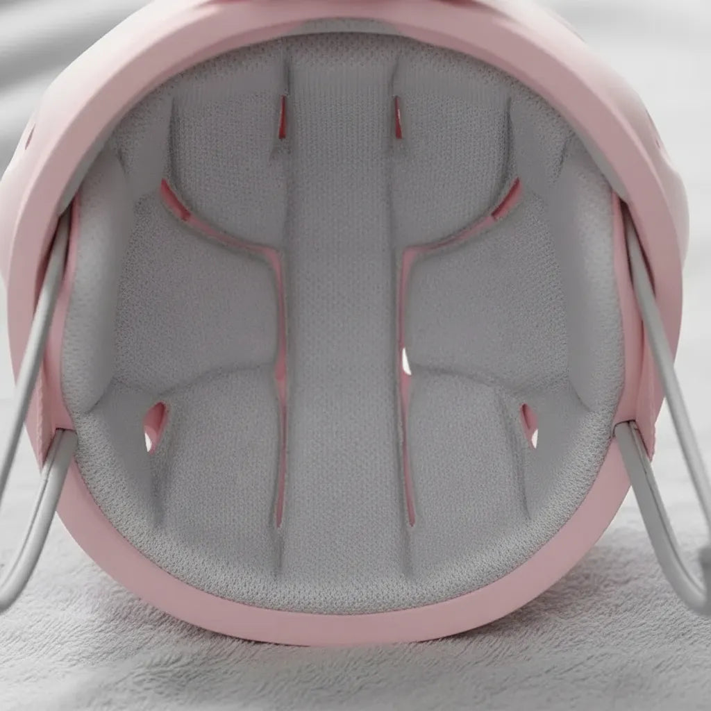 Casco Anticaídas Para Bebes Anti Golpes Protector Cabeza Rosa